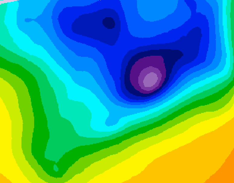 GDPS 500 millibar geopotential height 168 hour forecast chart for Canada based on 2026/04/02 1200Z data