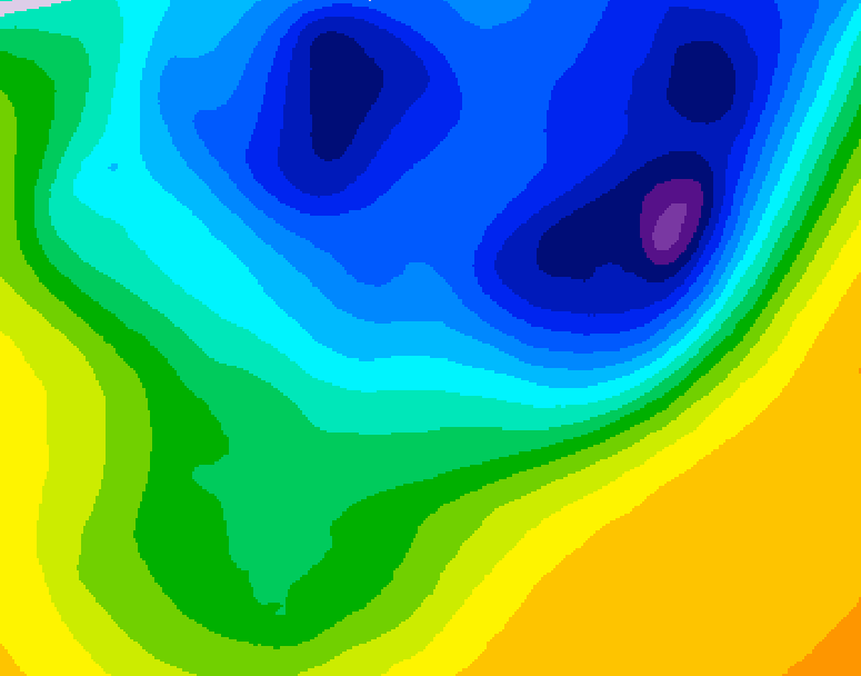 GDPS 500 millibar geopotential height 192 hour forecast chart for Canada based on 2026/04/02 1200Z data