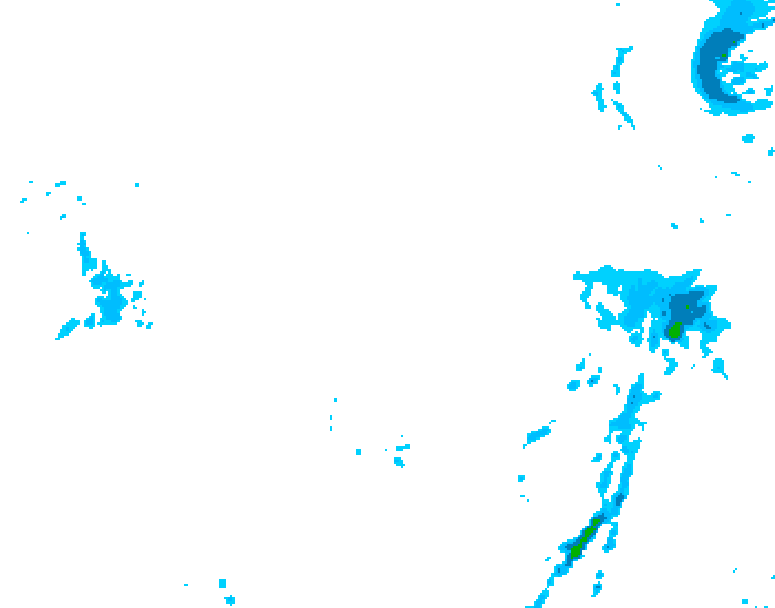 GDPS precipitation 096 hour forecast chart for Canada based on 2026/04/02 0000Z data