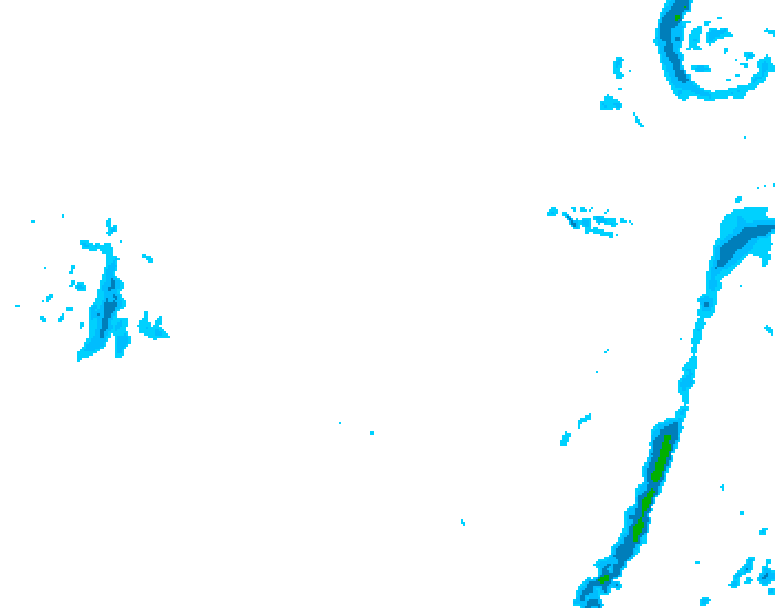 GDPS precipitation 108 hour forecast chart for Canada based on 2026/04/02 0000Z data