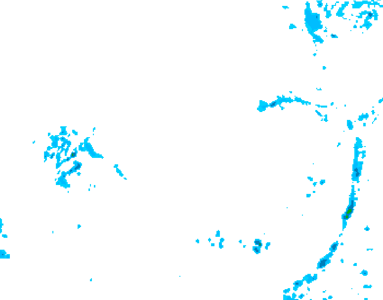 GDPS precipitation 120 hour forecast chart for Canada based on 2026/04/02 0000Z data