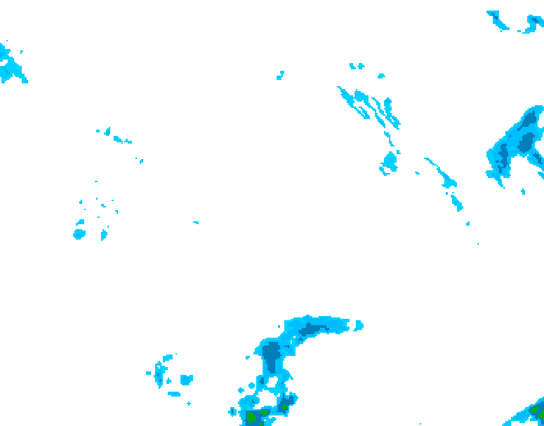 GDPS precipitation 210 hour forecast chart for Canada based on 2026/04/02 0000Z data
