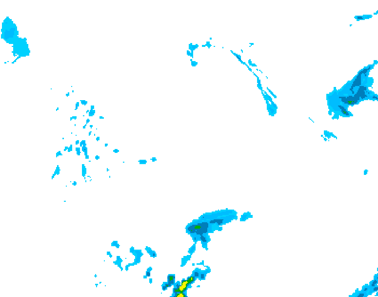 GDPS precipitation 216 hour forecast chart for Canada based on 2026/04/02 0000Z data