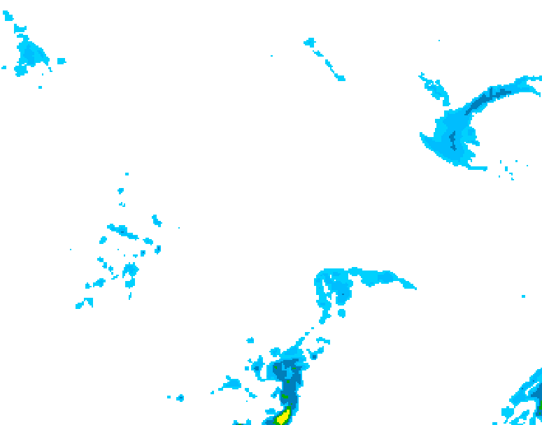 GDPS precipitation 228 hour forecast chart for Canada based on 2026/04/02 0000Z data