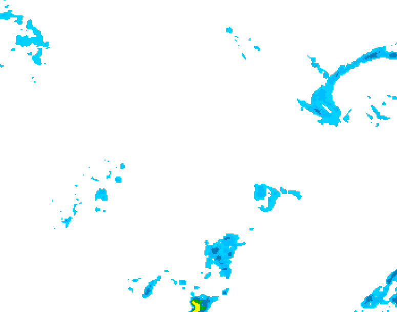 GDPS precipitation 234 hour forecast chart for Canada based on 2026/04/02 0000Z data