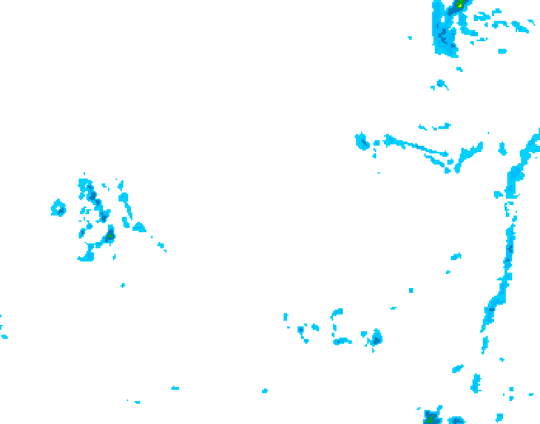 GDPS precipitation 108 hour forecast chart for Canada based on 2026/04/02 1200Z data