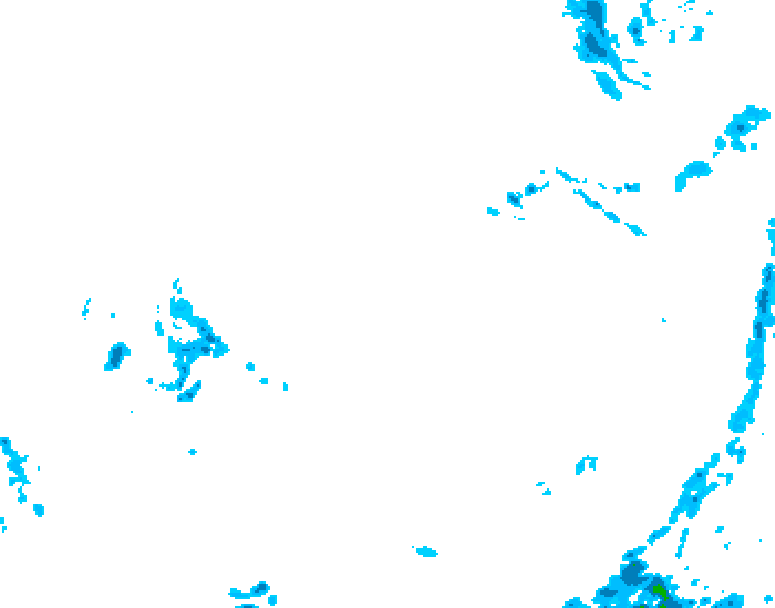 GDPS precipitation 120 hour forecast chart for Canada based on 2026/04/02 1200Z data
