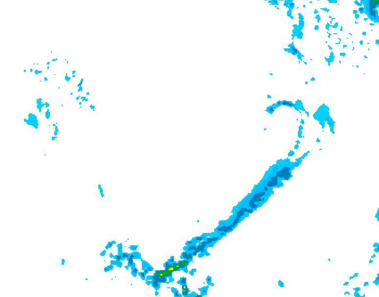 GDPS precipitation 180 hour forecast chart for Canada based on 2026/04/02 1200Z data