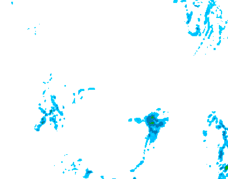 GDPS precipitation 228 hour forecast chart for Canada based on 2026/04/02 1200Z data