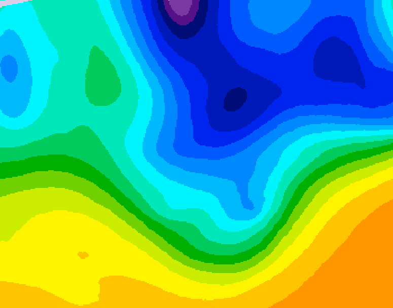GDPS 500 millibar geopotential height 060 hour forecast chart for Canada based on 2026/04/03 0000Z data