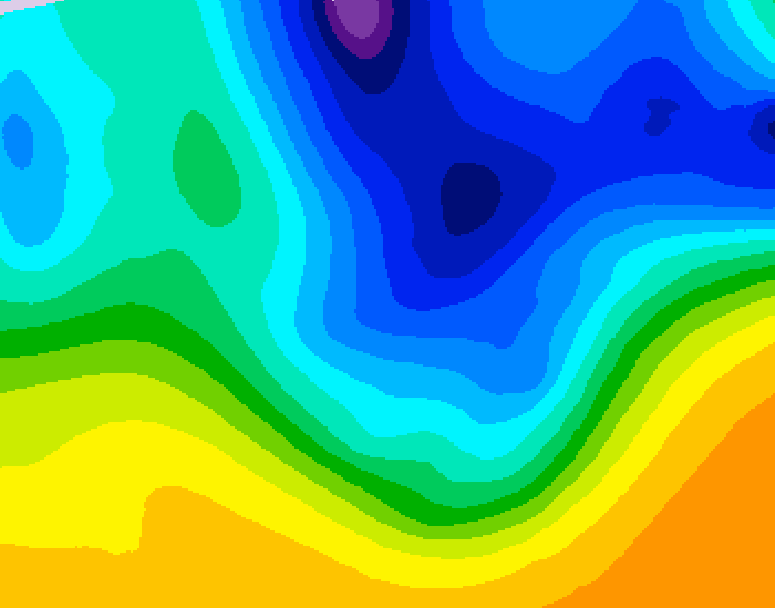 GDPS 500 millibar geopotential height 066 hour forecast chart for Canada based on 2026/04/03 0000Z data