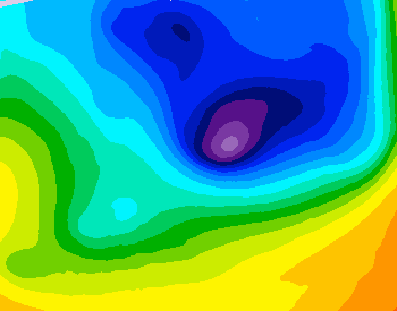 GDPS 500 millibar geopotential height 144 hour forecast chart for Canada based on 2026/04/03 0000Z data
