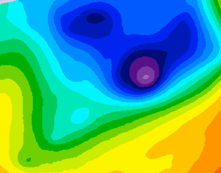 GDPS 500 millibar geopotential height 156 hour forecast chart for Canada based on 2026/04/03 0000Z data