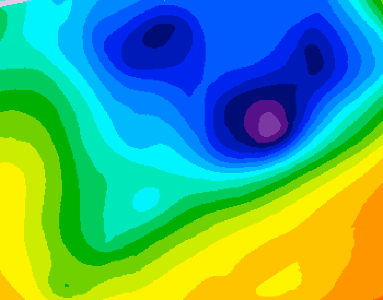 GDPS 500 millibar geopotential height 162 hour forecast chart for Canada based on 2026/04/03 0000Z data