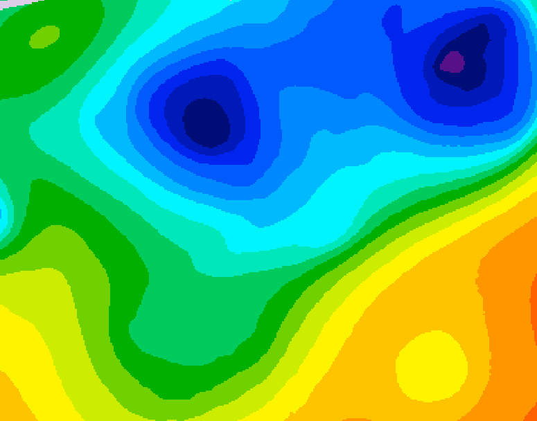GDPS 500 millibar geopotential height 204 hour forecast chart for Canada based on 2026/04/03 0000Z data