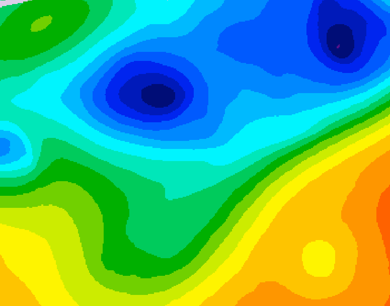 GDPS 500 millibar geopotential height 216 hour forecast chart for Canada based on 2026/04/03 0000Z data
