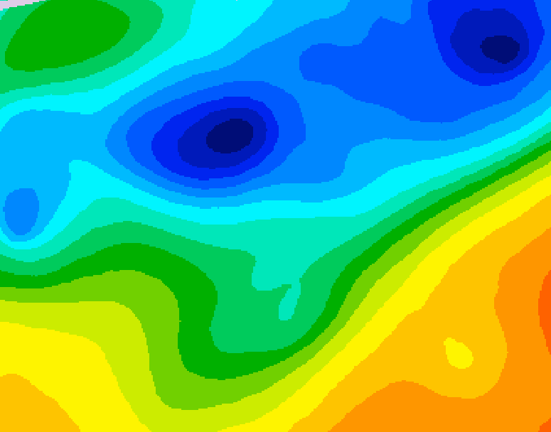 GDPS 500 millibar geopotential height 228 hour forecast chart for Canada based on 2026/04/03 0000Z data