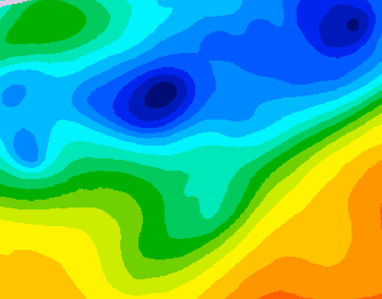 GDPS 500 millibar geopotential height 234 hour forecast chart for Canada based on 2026/04/03 0000Z data