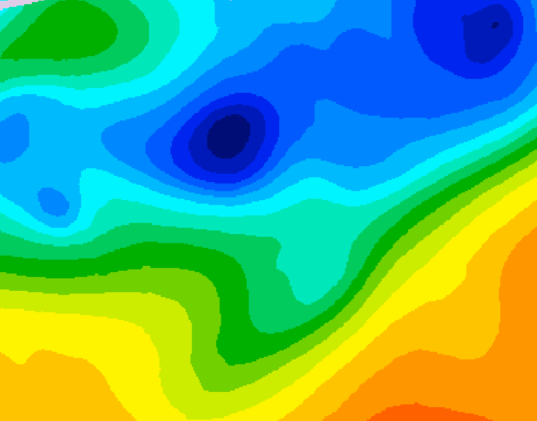 GDPS 500 millibar geopotential height 240 hour forecast chart for Canada based on 2026/04/03 0000Z data