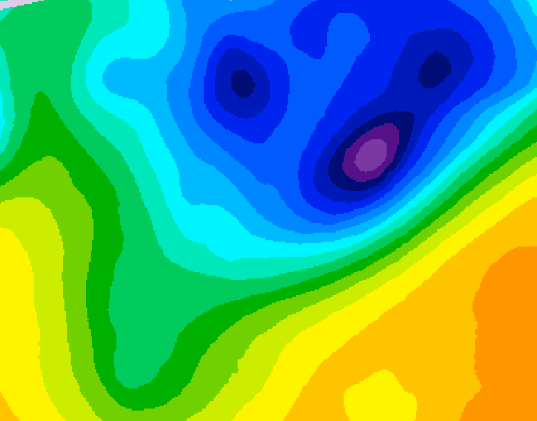 GDPS 500 millibar geopotential height 168 hour forecast chart for Canada based on 2026/04/03 1200Z data