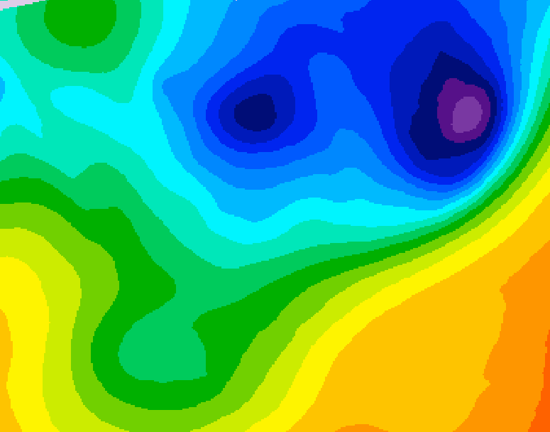 GDPS 500 millibar geopotential height 192 hour forecast chart for Canada based on 2026/04/03 1200Z data