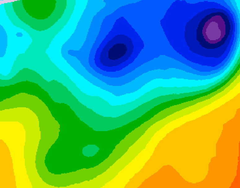 GDPS 500 millibar geopotential height 204 hour forecast chart for Canada based on 2026/04/03 1200Z data