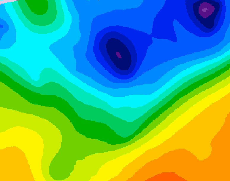 GDPS 500 millibar geopotential height 228 hour forecast chart for Canada based on 2026/04/03 1200Z data