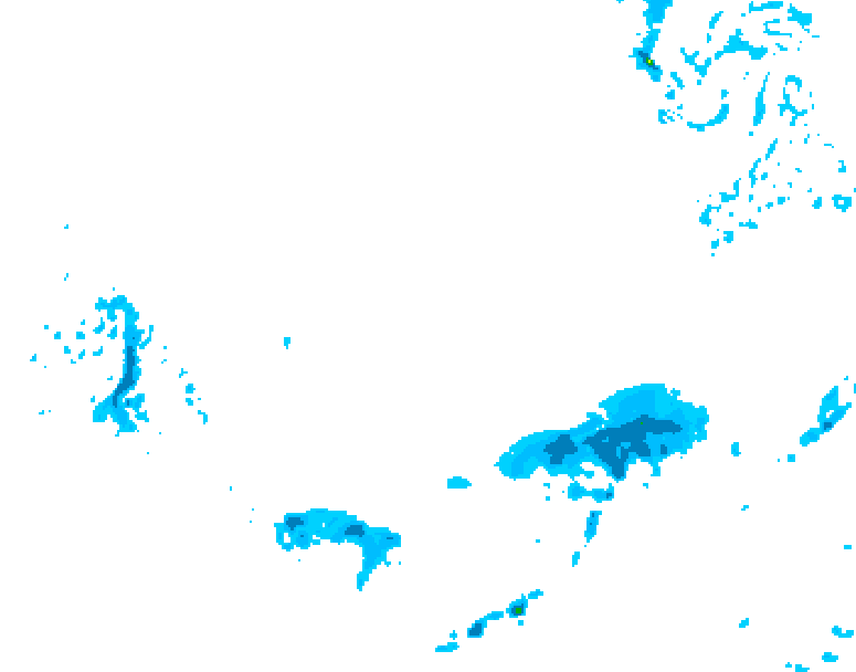 GDPS precipitation 012 hour forecast chart for Canada based on 2026/04/03 0000Z data