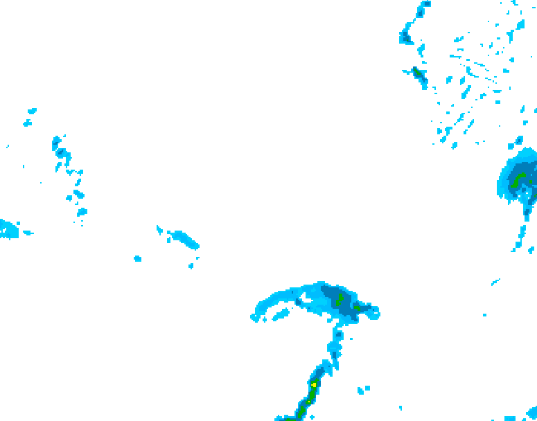 GDPS precipitation 042 hour forecast chart for Canada based on 2026/04/03 0000Z data
