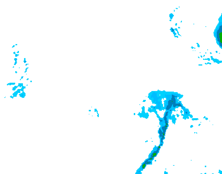 GDPS precipitation 060 hour forecast chart for Canada based on 2026/04/03 0000Z data