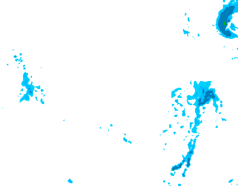 GDPS precipitation 072 hour forecast chart for Canada based on 2026/04/03 0000Z data