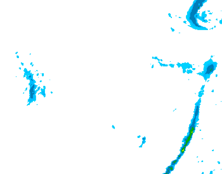 GDPS precipitation 084 hour forecast chart for Canada based on 2026/04/03 0000Z data