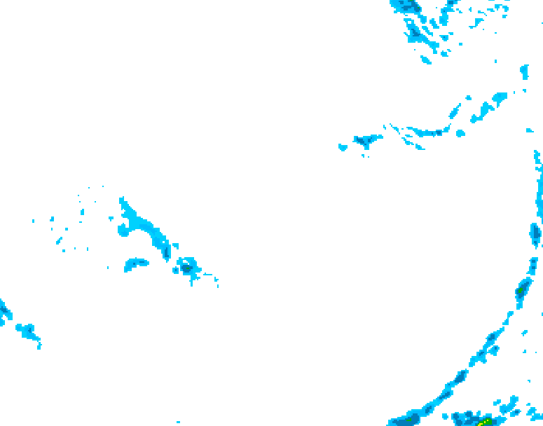 GDPS precipitation 108 hour forecast chart for Canada based on 2026/04/03 0000Z data