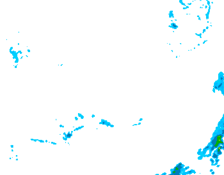 GDPS precipitation 138 hour forecast chart for Canada based on 2026/04/03 0000Z data