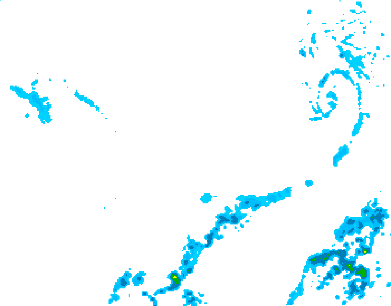GDPS precipitation 180 hour forecast chart for Canada based on 2026/04/03 0000Z data