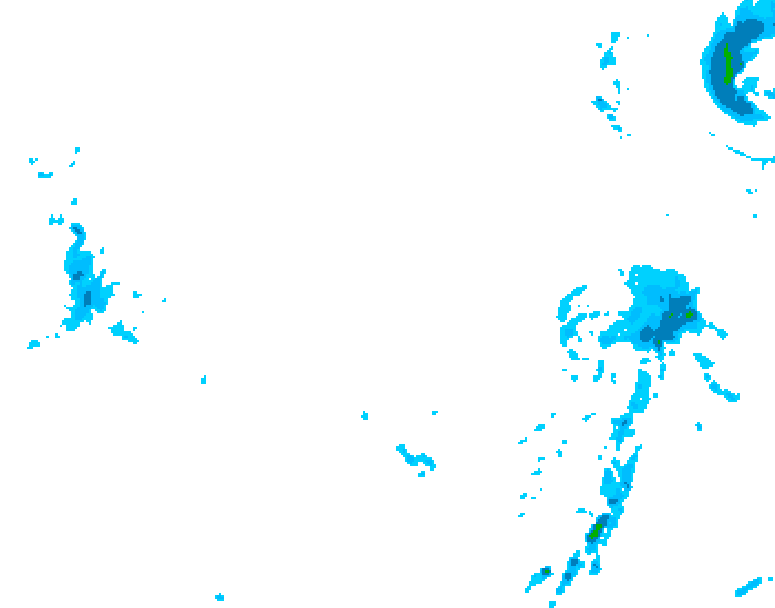 GDPS precipitation 060 hour forecast chart for Canada based on 2026/04/03 1200Z data