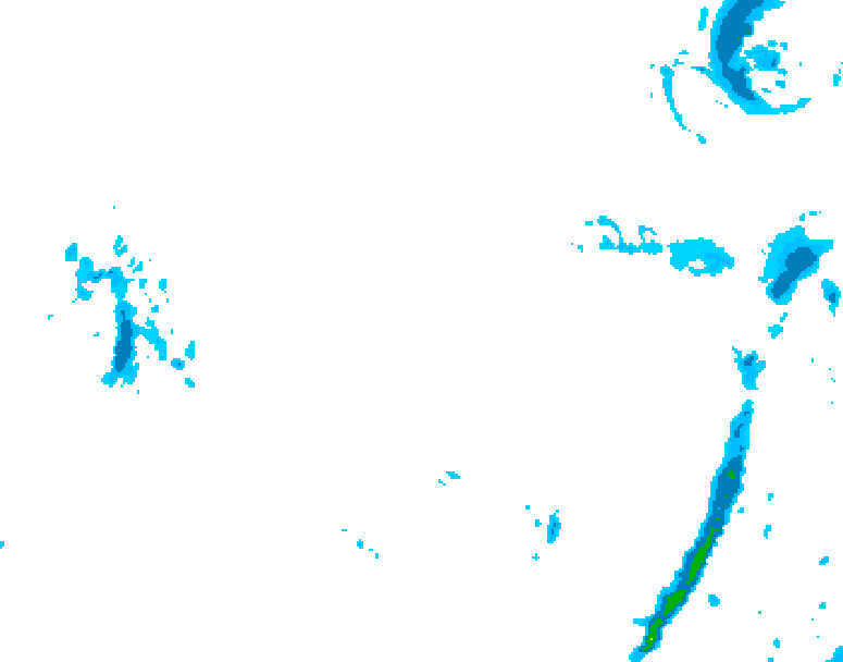 GDPS precipitation 072 hour forecast chart for Canada based on 2026/04/03 1200Z data