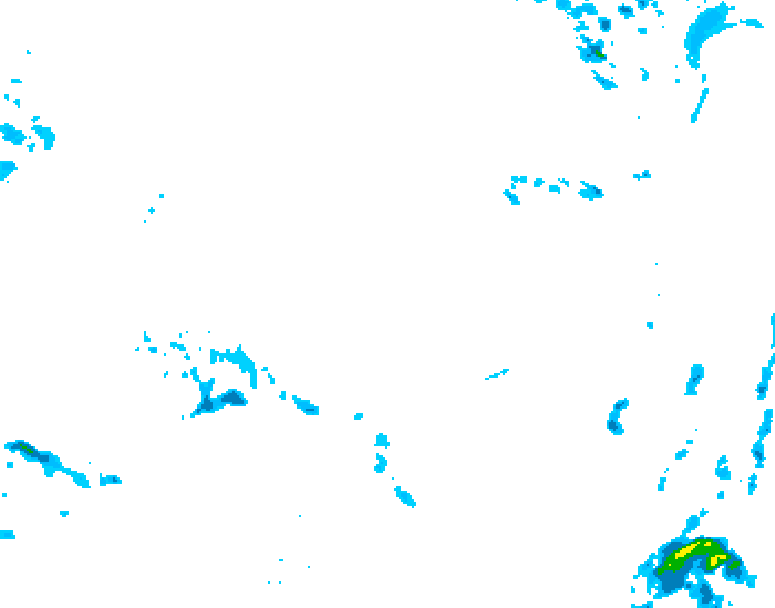 GDPS precipitation 108 hour forecast chart for Canada based on 2026/04/03 1200Z data