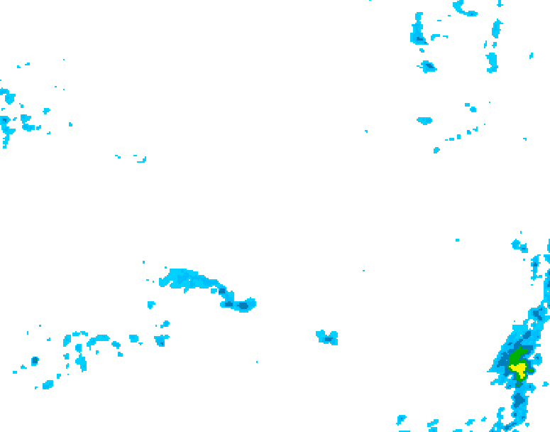 GDPS precipitation 120 hour forecast chart for Canada based on 2026/04/03 1200Z data