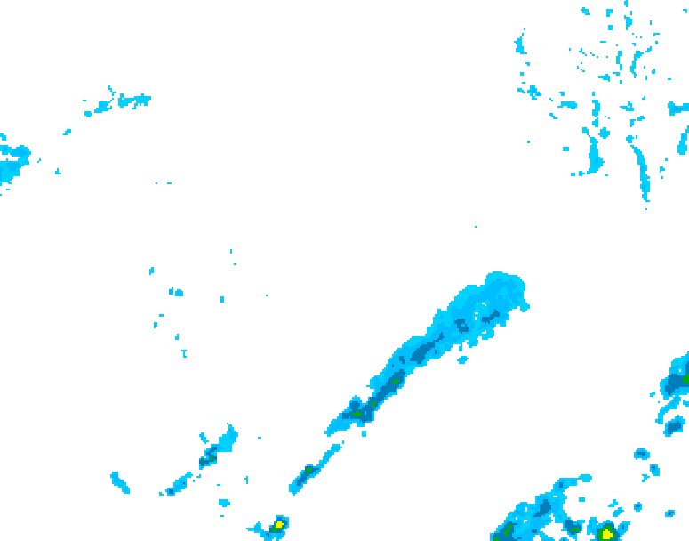 GDPS precipitation 156 hour forecast chart for Canada based on 2026/04/03 1200Z data