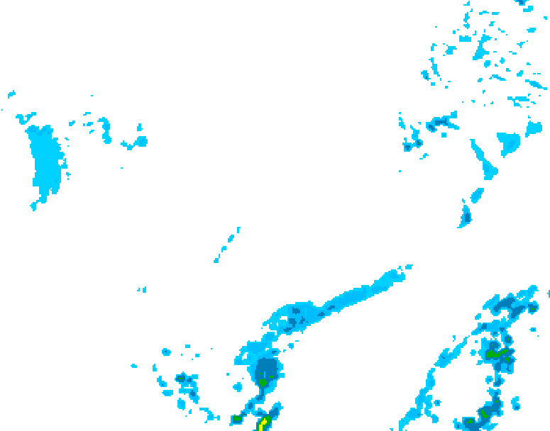 GDPS precipitation 180 hour forecast chart for Canada based on 2026/04/03 1200Z data