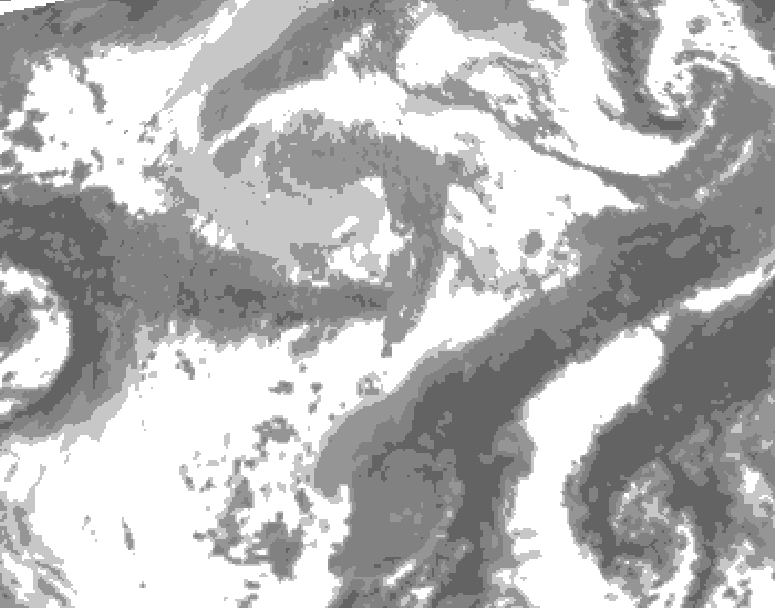 GDPS total cloud 216 hour forecast chart for Canada based on 2026/04/03 0000Z data
