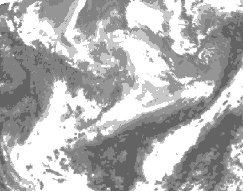 GDPS total cloud 192 hour forecast chart for Canada based on 2026/04/03 1200Z data