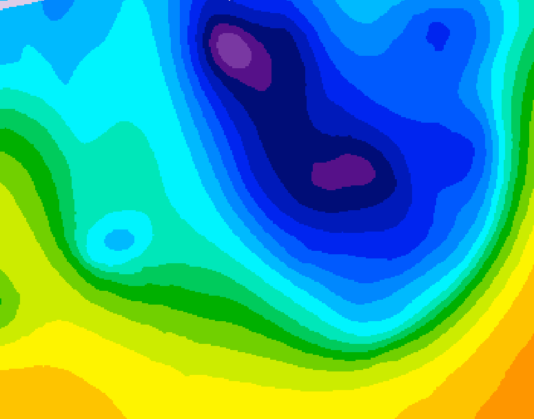 GDPS 500 millibar geopotential height 084 hour forecast chart for Canada based on 2026/04/04 0000Z data