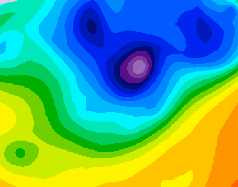 GDPS 500 millibar geopotential height 144 hour forecast chart for Canada based on 2026/04/04 0000Z data