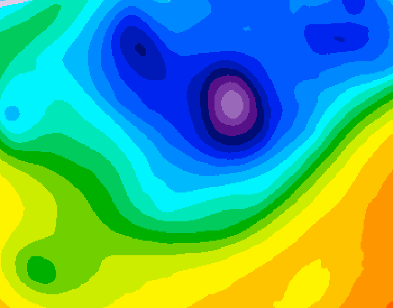 GDPS 500 millibar geopotential height 156 hour forecast chart for Canada based on 2026/04/04 0000Z data