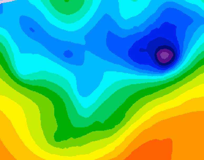 GDPS 500 millibar geopotential height 240 hour forecast chart for Canada based on 2026/04/04 0000Z data