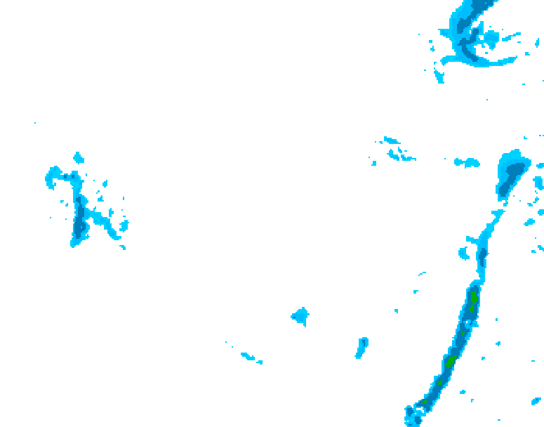 GDPS precipitation 060 hour forecast chart for Canada based on 2026/04/04 0000Z data