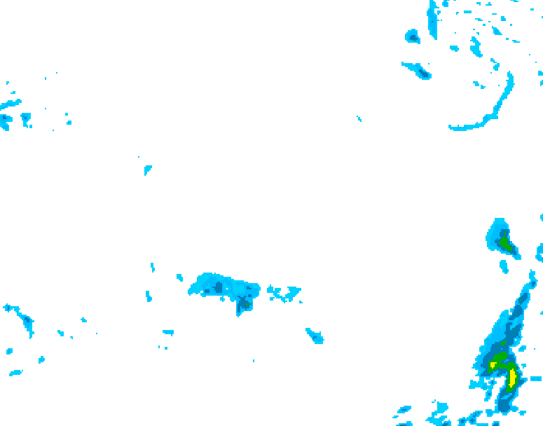GDPS precipitation 108 hour forecast chart for Canada based on 2026/04/04 0000Z data