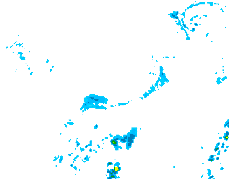 GDPS precipitation 216 hour forecast chart for Canada based on 2026/04/04 0000Z data